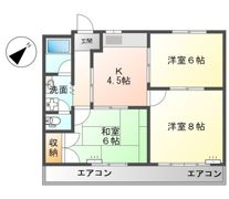 サンパレス尾崎の間取り画像