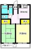 コスモハイツの間取り画像