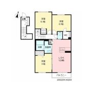 シャーメゾン花立の間取り画像