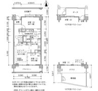 URグリーンタウン美住一番街19号棟107号室の間取り画像