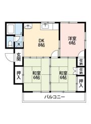 Supremeマンションの間取り画像