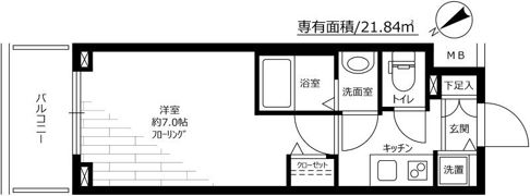 グランド・ガーラ横濱山下町の間取り画像
