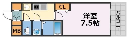プライムアーバン南森町の間取り画像