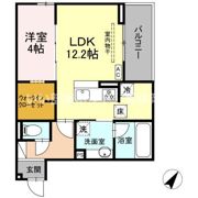 D crest新川Nの間取り画像