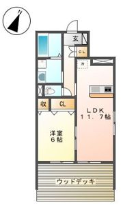 キャレフルールの間取り画像
