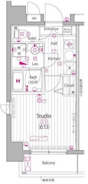 ガーラ・グランディ池袋の間取り画像