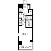 エイペックス心斎橋東の間取り画像