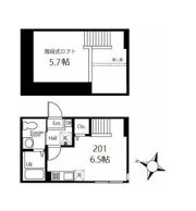 ハーミットクラブハウス神奈川新町Ⅱの間取り画像