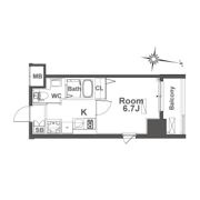 TLRレジデンス本町WESTの間取り画像