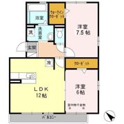 セジュール・フーキ Aの間取り画像