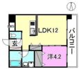 クオリスタ桑原の間取り画像