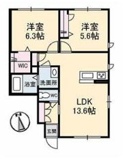 ジャルダン デュ パピヨンの間取り画像