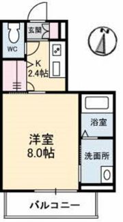 アスール高柳の間取り画像