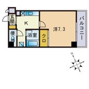 エストゥディオ平尾の間取り画像