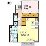 ブルーメ渕町の間取り画像