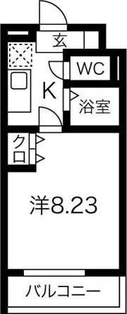 コーラル観月の間取り画像