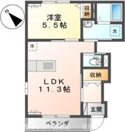 ディアコートの間取り画像