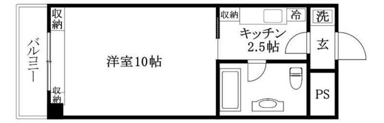 三番町ハイツの間取り画像