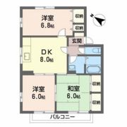 ファミール中筋Bの間取り画像