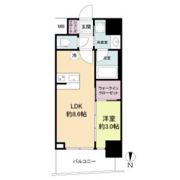 セレニテ江坂グランデの間取り画像