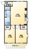 第一宝マンションの間取り画像