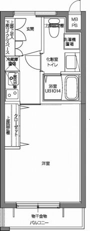 パティーナV代々木上原の間取り画像