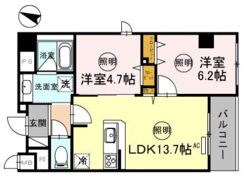 神戸海岸通 萬利Residenceの間取り画像