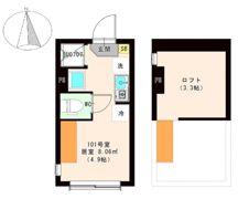 ハーモニーテラス東新町Ⅱの間取り画像