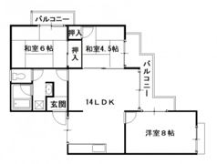 ドミール横山の間取り画像