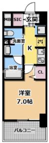 URBANLINK森小路駅前（旧ルネフラッツ森小路駅前）の間取り画像
