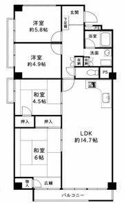 鈴蘭泉台第1ハウスの間取り画像