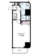 GENOVIA渋谷笹塚skygardenの間取り画像