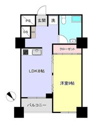 シャンボール伊勢佐木の間取り画像