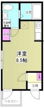 カーサデルチェーロ横浜根岸の間取り画像