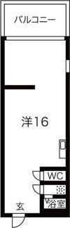 現状渡し 滝子貸家の間取り画像