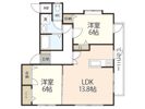 マルシュ梅林Ⅱの間取り画像