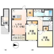 ウィステリアの間取り画像