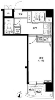 メインステージ西麻布Ⅱの間取り画像