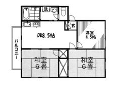アーバンライフ八木の間取り画像