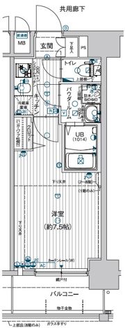 MJC大阪ファインゲートの間取り画像