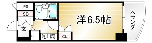 ジョイフル紫野の間取り画像