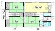 東長戸2丁目 徳岡一戸建の間取り画像