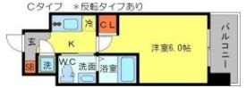 エスリード新梅田ノースポイントの間取り画像