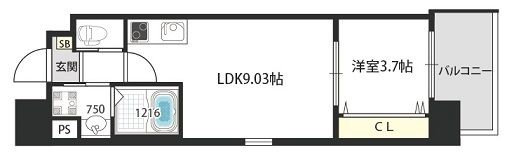 V-ランコントル吹田の間取り画像