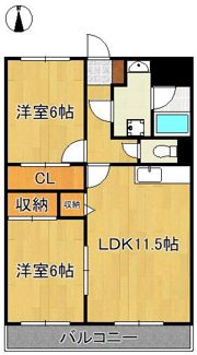 ハイネス穴生IIの間取り画像