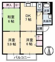 グランコート浅野 B棟の間取り画像