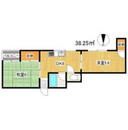 ハイツ浮田の間取り画像