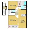 アルファ・庭瀬の間取り画像