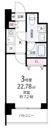 エレンシアKの間取り画像