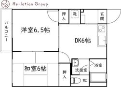 リバーサイド大竹Aの間取り画像